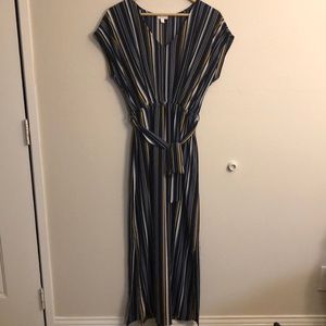 Charming Charlie Maxi Striped Dress— Size Large